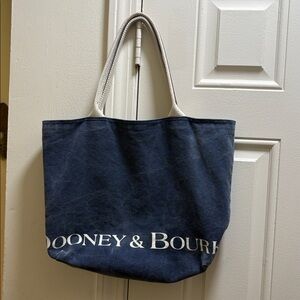 Dooney & Bourke Denim Canvas Tote